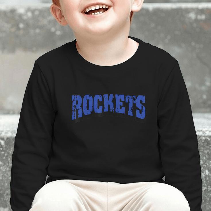 Rockets Back To School Spirit B Graphic Toddler Long Sleeve Tee Rockets Back To School Spirit B Graphic Toddler Long Sleeve Tee