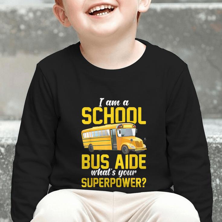 School Bus Aide Back To School Transport Bus Aide Graphic Toddler Long Sleeve Tee School Bus Aide Back To School Transport Bus Aide Graphic Toddler Long Sleeve Tee