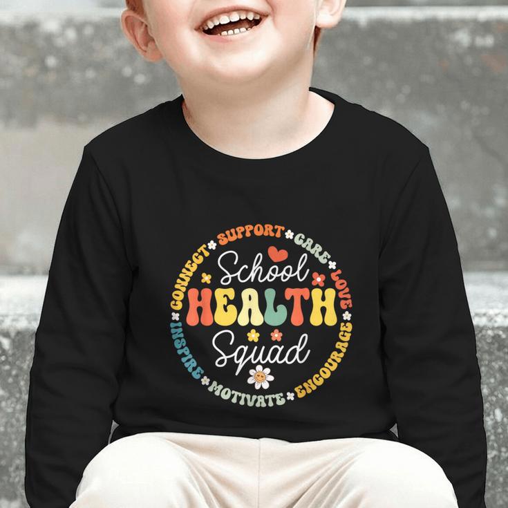 School Health Squad Back To School Nurse Squad Graphic Toddler Long Sleeve Tee School Health Squad Back To School Nurse Squad Graphic Toddler Long Sleeve Tee