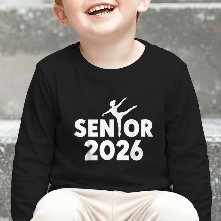 Senior 2026 Dance Team Class Of 2026 Graduate Back To School Graphic Toddler Long Sleeve Tee