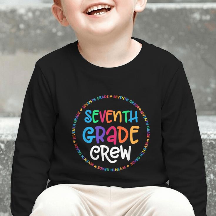 Seventh Grade Crew Back To School Matching Tee For 7th Grade Graphic Toddler Long Sleeve Tee Seventh Grade Crew Back To School Matching Tee For 7th Grade Graphic Toddler Long Sleeve Tee