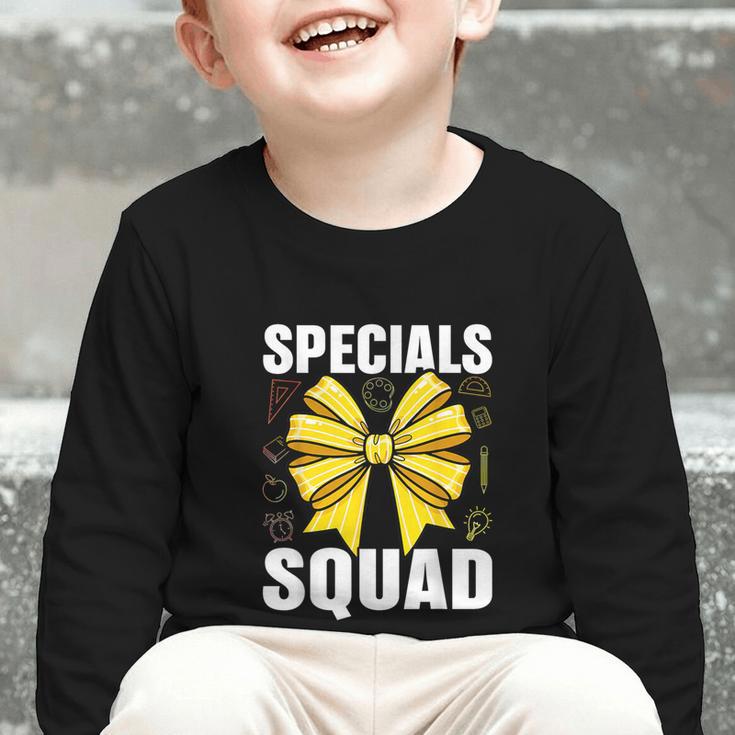 Specials Squad Tie Dye Back To School Women Appreciation Graphic Toddler Long Sleeve Tee Specials Squad Tie Dye Back To School Women Appreciation Graphic Toddler Long Sleeve Tee