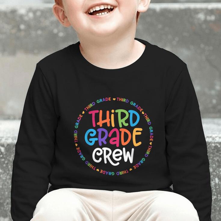 Third Grade Crew Back To School Matching Tee For 3rd Grade Graphic Toddler Long Sleeve Tee Third Grade Crew Back To School Matching Tee For 3rd Grade Graphic Toddler Long Sleeve Tee