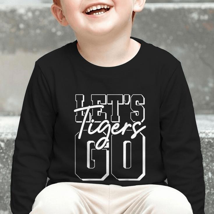 Tigers Back To School Spirit Graphic Toddler Long Sleeve Tee Tigers Back To School Spirit Graphic Toddler Long Sleeve Tee