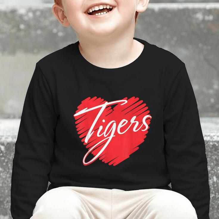 Tigers Heart Back To School Spirit R Graphic Toddler Long Sleeve Tee Tigers Heart Back To School Spirit R Graphic Toddler Long Sleeve Tee