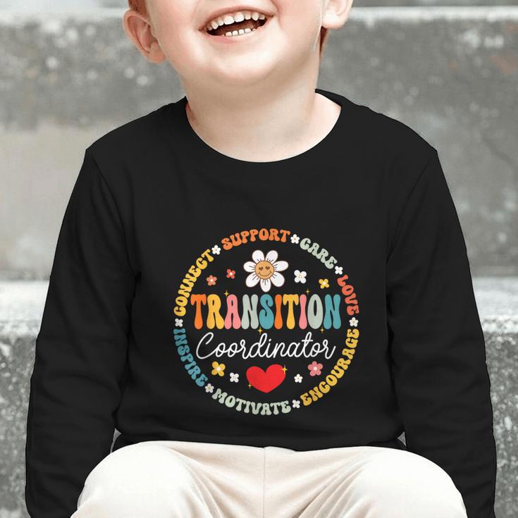 Transition Coordinator Appreciation Week Back To School Graphic Toddler Long Sleeve Tee Transition Coordinator Appreciation Week Back To School Graphic Toddler Long Sleeve Tee