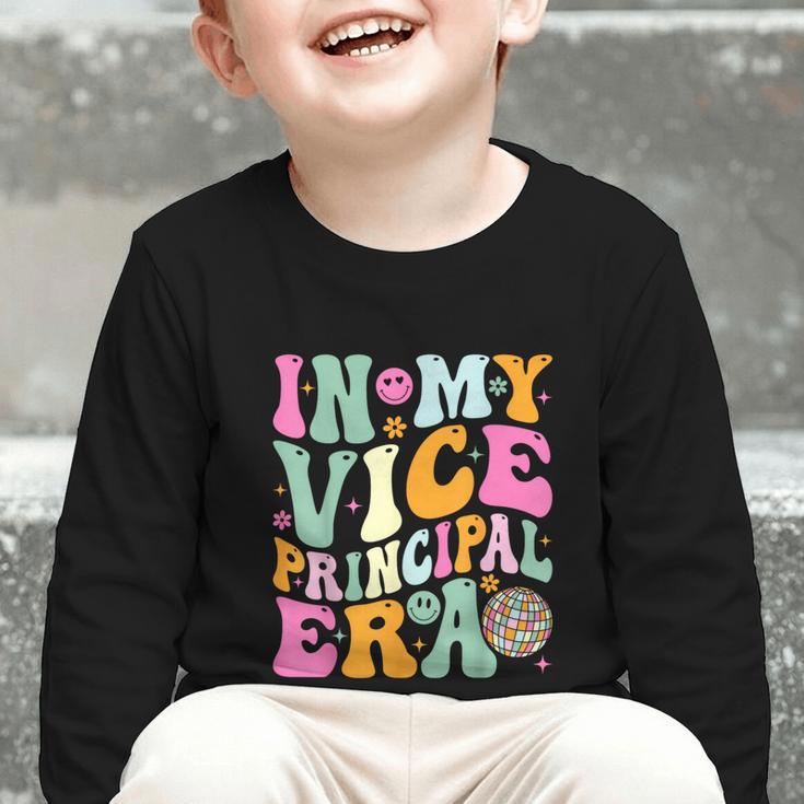 In My Vice Principal Era Back To School Vice Principal Graphic Toddler Long Sleeve Tee