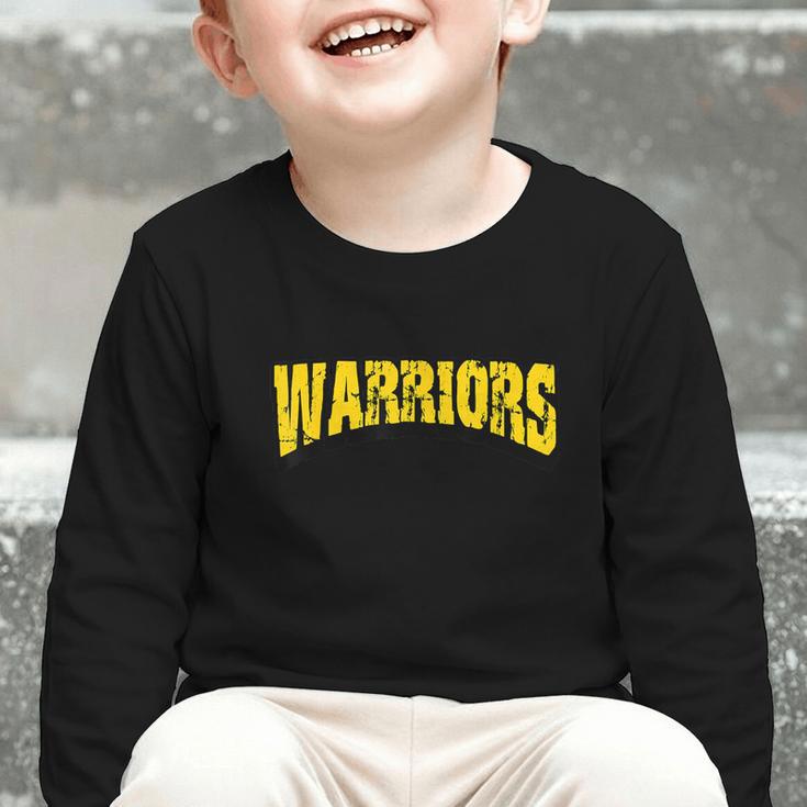 Warriors Back To School Spirit GY Graphic Toddler Long Sleeve Tee Warriors Back To School Spirit GY Graphic Toddler Long Sleeve Tee