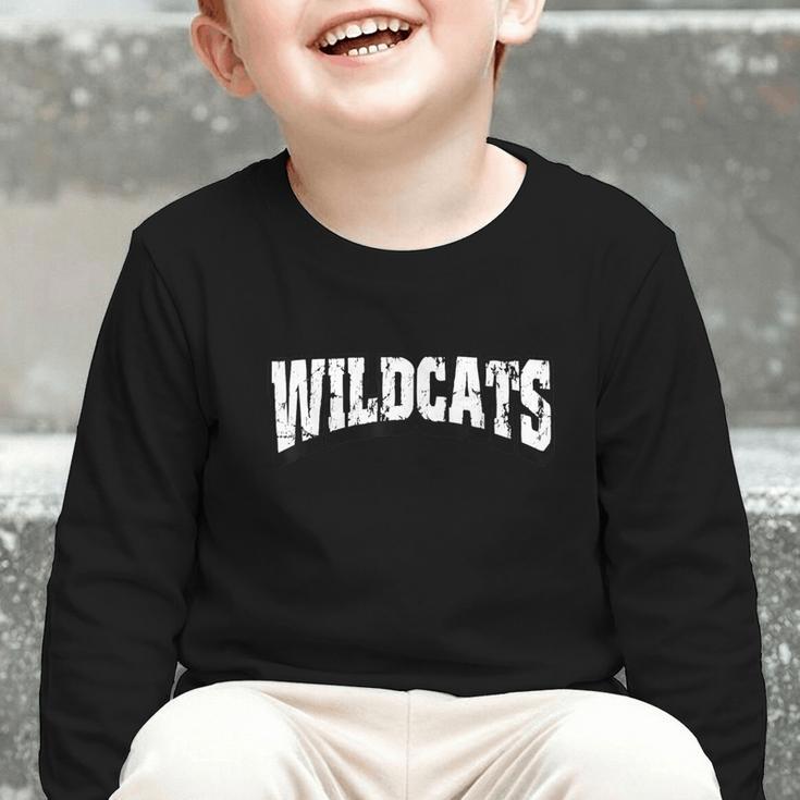 Wildcats Back To School Spirit Graphic Toddler Long Sleeve Tee