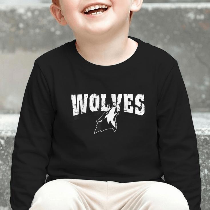 Wolves Back To School Spirit Graphic Toddler Long Sleeve Tee Wolves Back To School Spirit Graphic Toddler Long Sleeve Tee