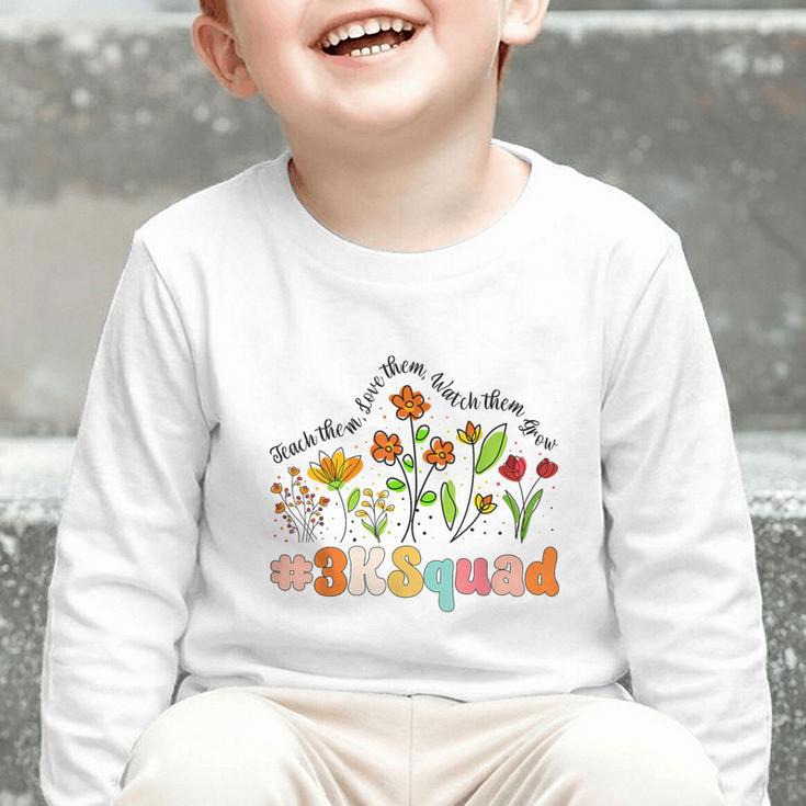 3K Squad Appreciation Week Back To School Graphic Toddler Long Sleeve Tee 3K Squad Appreciation Week Back To School Graphic Toddler Long Sleeve Tee