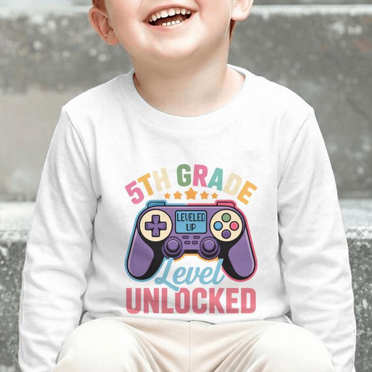 5th Grade Level Unlocked Shirt – Gamer Back To School Performance Graphic Toddler Long Sleeve Tee 5th Grade Level Unlocked Shirt – Gamer Back To School Performance Graphic Toddler Long Sleeve Tee