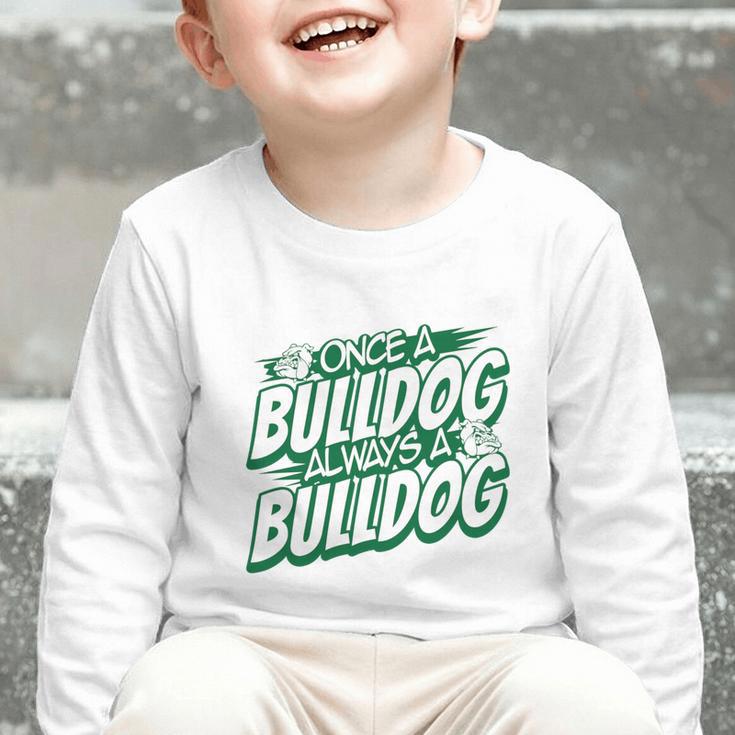 Always A Bulldog Back To School Spirit G Performance Graphic Toddler Long Sleeve Tee Always A Bulldog Back To School Spirit G Performance Graphic Toddler Long Sleeve Tee
