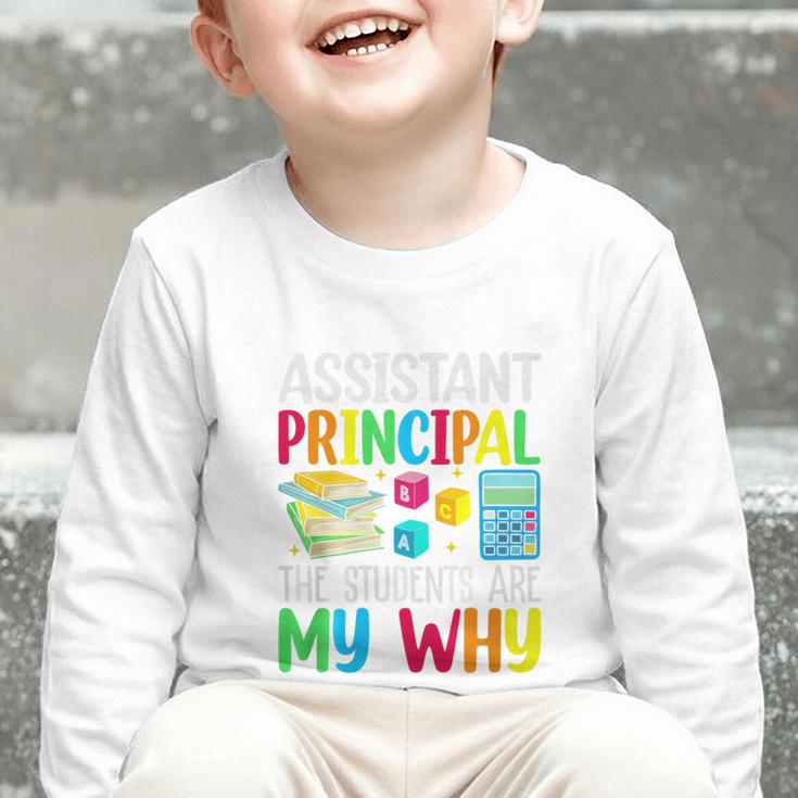 Back To School Assistant Principal The Students Are My Why Premium Tri-Blend Graphic Toddler Long Sleeve Tee Back To School Assistant Principal The Students Are My Why Premium Tri-Blend Graphic Toddler Long Sleeve Tee