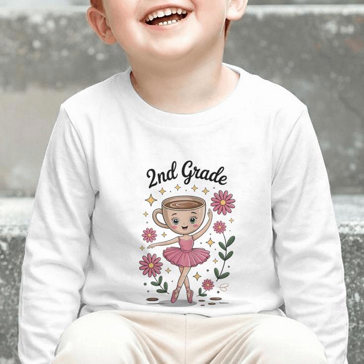 Back To School Italian Brainrot Second Grade Graphic Toddler Long Sleeve Tee