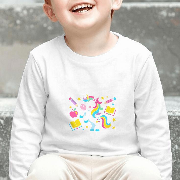 Back To School Unicorn First Grade Here I Come Premium Tri-Blend Graphic Toddler Long Sleeve Tee Back To School Unicorn First Grade Here I Come Premium Tri-Blend Graphic Toddler Long Sleeve Tee