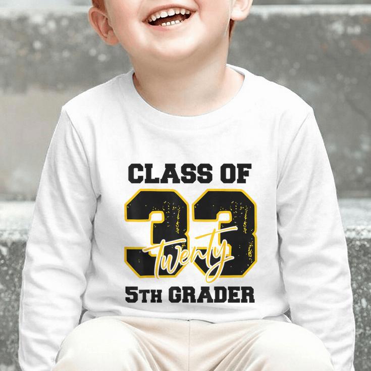 Class Of 2033 5th Grader Elementary School Back To School Graphic Toddler Long Sleeve Tee Class Of 2033 5th Grader Elementary School Back To School Graphic Toddler Long Sleeve Tee