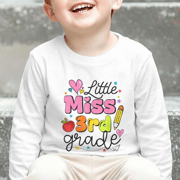 Little Miss 3rd Grade Back To School Cute Third Grade Girls Graphic Toddler Long Sleeve Tee Little Miss 3rd Grade Back To School Cute Third Grade Girls Graphic Toddler Long Sleeve Tee