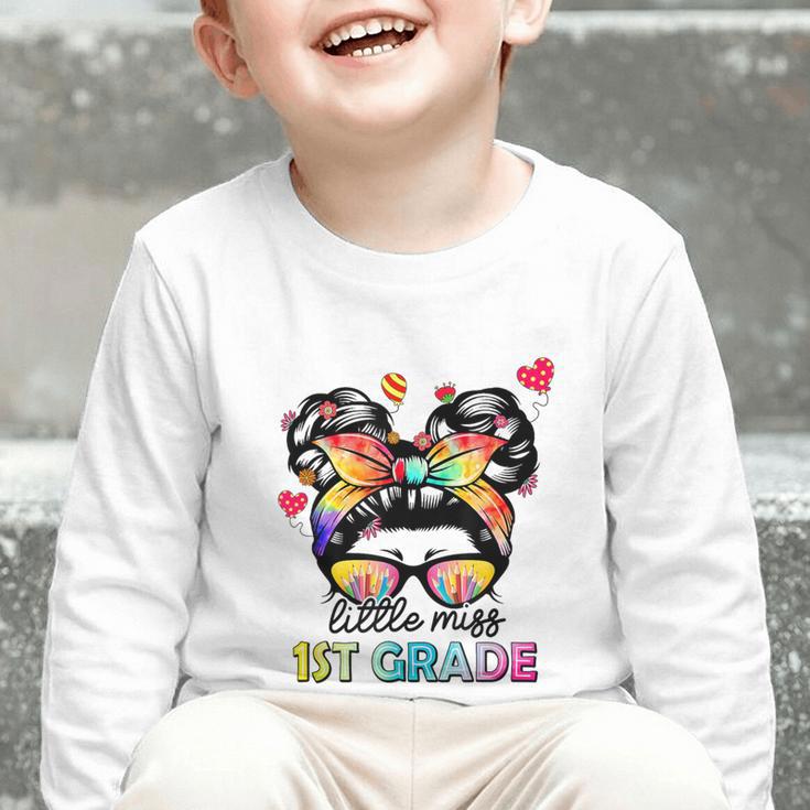 Little Miss First Grade Back To School 1st Grade Girls Graphic Toddler Long Sleeve Tee Little Miss First Grade Back To School 1st Grade Girls Graphic Toddler Long Sleeve Tee