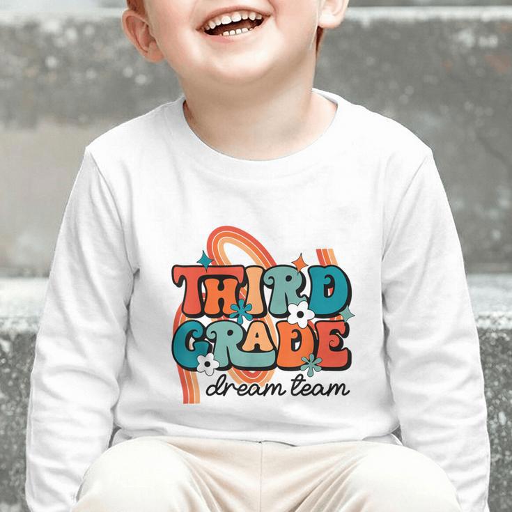 Third Grade Dream Team 1st Day Of 3rd Grade Back To School Graphic Toddler Long Sleeve Tee Third Grade Dream Team 1st Day Of 3rd Grade Back To School Graphic Toddler Long Sleeve Tee