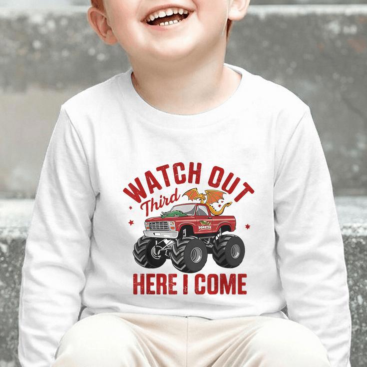 Watch Out Third Here I Came Dragon Back To School Summer Tee Graphic Toddler Long Sleeve Tee Watch Out Third Here I Came Dragon Back To School Summer Tee Graphic Toddler Long Sleeve Tee