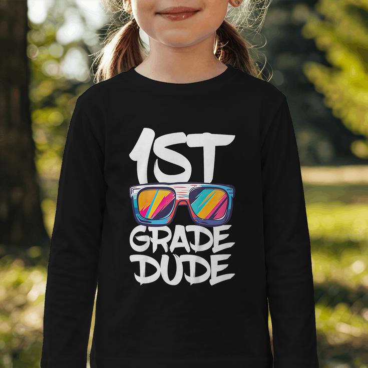 1st Grade Dude Shirt Back To School First Grade Boy Girl Graphic Toddler Long Sleeve Tee 1st Grade Dude Shirt Back To School First Grade Boy Girl Graphic Toddler Long Sleeve Tee