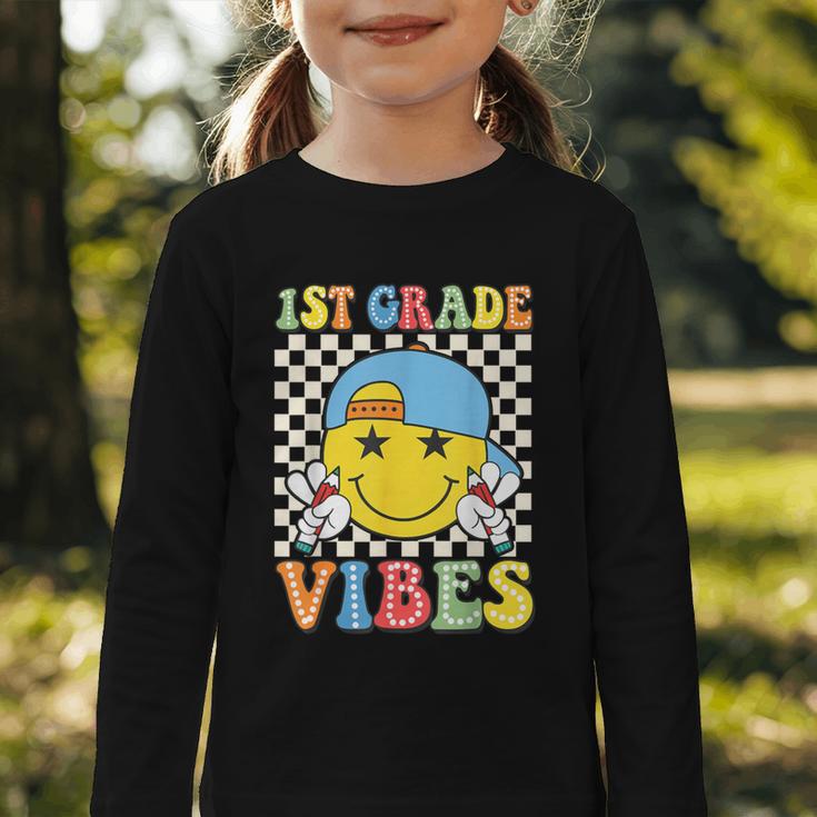 1st Grade Vibes Kids Back To School Class First Grade Boys Graphic Toddler Long Sleeve Tee 1st Grade Vibes Kids Back To School Class First Grade Boys Graphic Toddler Long Sleeve Tee
