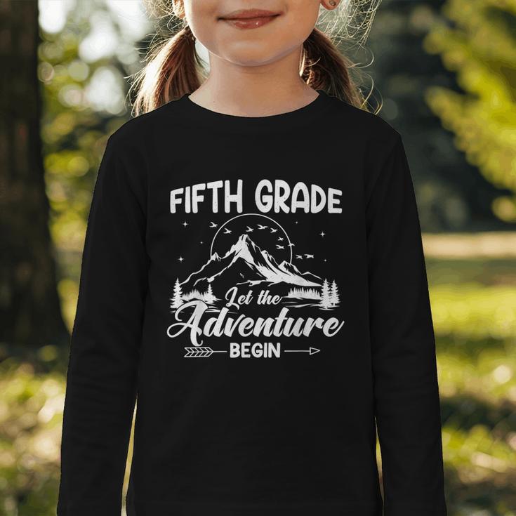 5th Grade Back To School Let The Adventure Begin Fifth Grade Graphic Toddler Long Sleeve Tee 5th Grade Back To School Let The Adventure Begin Fifth Grade Graphic Toddler Long Sleeve Tee
