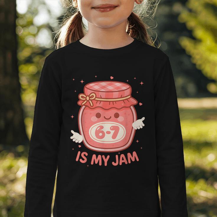 67 Is My Jam Back To School Girls Kids Cute 6 7 Meme Graphic Toddler Long Sleeve Tee 67 Is My Jam Back To School Girls Kids Cute 6 7 Meme Graphic Toddler Long Sleeve Tee