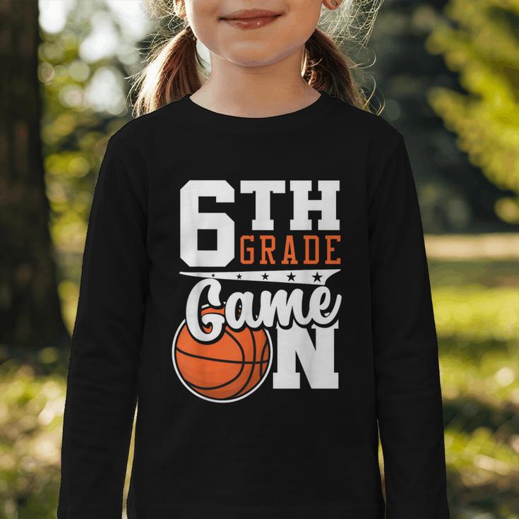 6th Grade Game On Back To School Basketball Boy Sixth Grade Graphic Toddler Long Sleeve Tee 6th Grade Game On Back To School Basketball Boy Sixth Grade Graphic Toddler Long Sleeve Tee