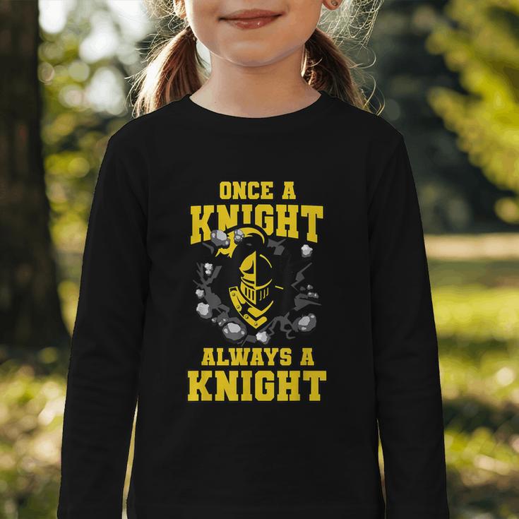 Always A Knight Back To School Spirit GY Graphic Toddler Long Sleeve Tee