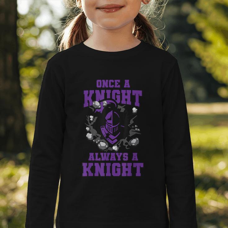 Always A Knight Back To School Spirit P Graphic Toddler Long Sleeve Tee Always A Knight Back To School Spirit P Graphic Toddler Long Sleeve Tee