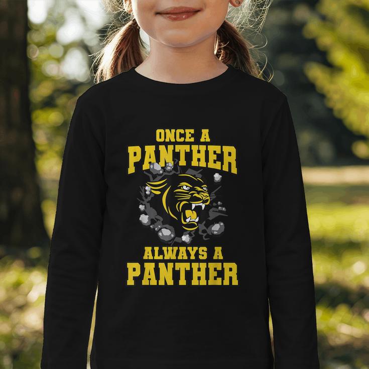 Always A Panther Back To School Spirit GY Graphic Toddler Long Sleeve Tee