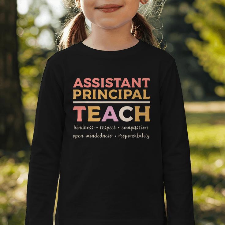 Assistant Principal Back To School Appreciation Principals Graphic Toddler Long Sleeve Tee
