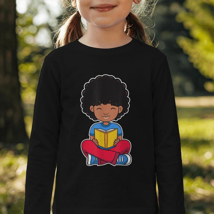 Back To School Afro African American Boy Student Graphic Toddler Long Sleeve Tee Back To School Afro African American Boy Student Graphic Toddler Long Sleeve Tee