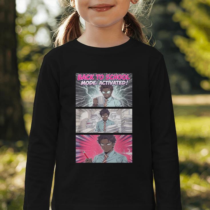Back To School Anime Boys Student Girl Manga Kawaii Taecher Graphic Toddler Long Sleeve Tee Back To School Anime Boys Student Girl Manga Kawaii Taecher Graphic Toddler Long Sleeve Tee