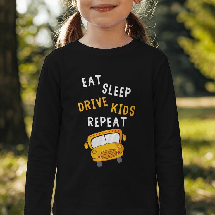 Back To School Bus Driver Appreciation Thank You Quote Graphic Toddler Long Sleeve Tee