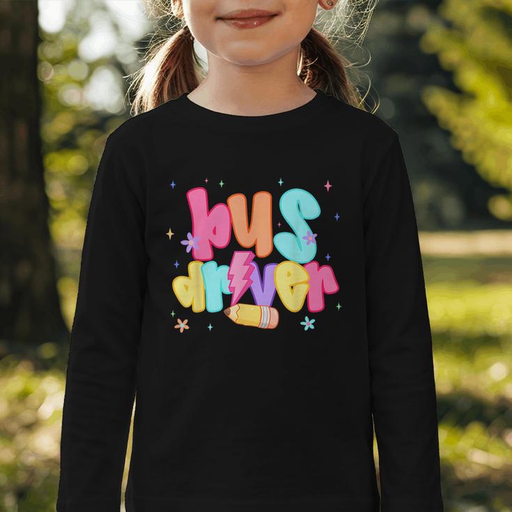 Back To School Bus Driver First Day Men Women Lighting Graphic Toddler Long Sleeve Tee Back To School Bus Driver First Day Men Women Lighting Graphic Toddler Long Sleeve Tee