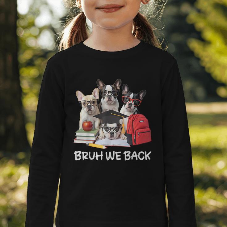 Back To School Cute French Bulldog Puppy Dogs Lovers Graphic Toddler Long Sleeve Tee Back To School Cute French Bulldog Puppy Dogs Lovers Graphic Toddler Long Sleeve Tee