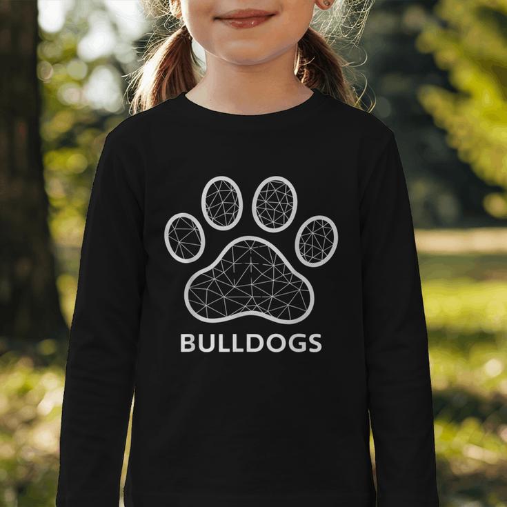 Bulldogs Tshirt Mascot Back To School Outfit Team Spirit Graphic Toddler Long Sleeve Tee Bulldogs Tshirt Mascot Back To School Outfit Team Spirit Graphic Toddler Long Sleeve Tee