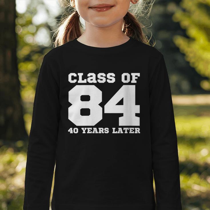 Class Of 1984 40 Years Later Reunions SQUAD Back To School Graphic Toddler Long Sleeve Tee Class Of 1984 40 Years Later Reunions SQUAD Back To School Graphic Toddler Long Sleeve Tee