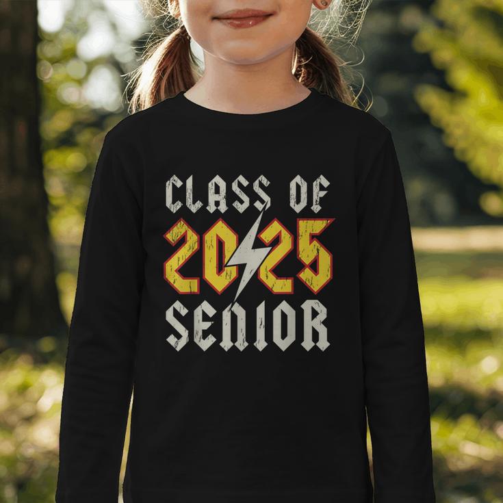 Class Of 2025 Senior Rock N Roll Back To School Music Lover Graphic Toddler Long Sleeve Tee Class Of 2025 Senior Rock N Roll Back To School Music Lover Graphic Toddler Long Sleeve Tee
