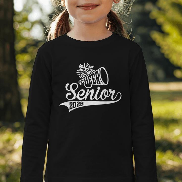 Class Of 2026 Senior Year Cheer Back To School Cheerleader Graphic Toddler Long Sleeve Tee