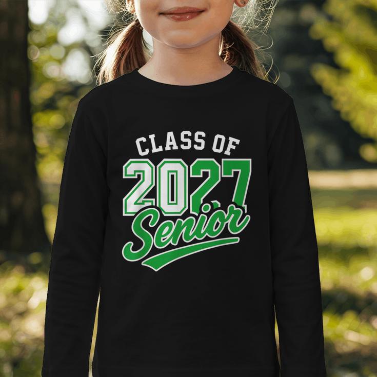 Class Of 2027 Senior 2027 Back To School Graduation 2027 Graphic Toddler Long Sleeve Tee