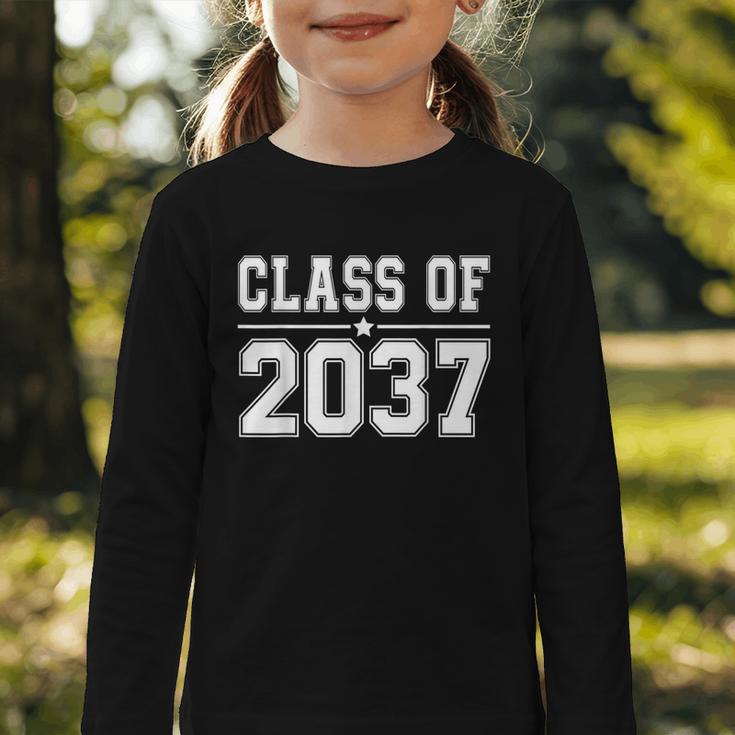 Class Of 2037 Grow With Me Back To School Kindergarten 2037 Graphic Toddler Long Sleeve Tee Class Of 2037 Grow With Me Back To School Kindergarten 2037 Graphic Toddler Long Sleeve Tee