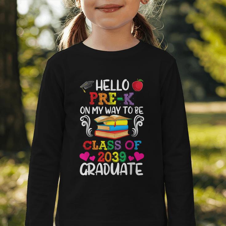 Class Of 2039 For Kids Back To School Pre-K Graphic Toddler Long Sleeve Tee Class Of 2039 For Kids Back To School Pre-K Graphic Toddler Long Sleeve Tee