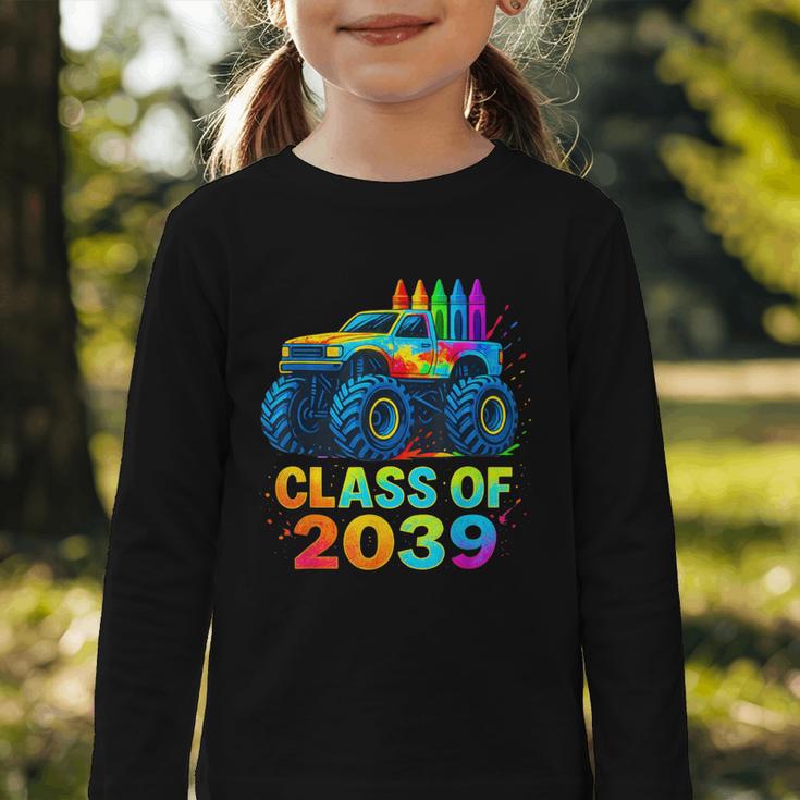 Class Of 2039 Monster Truck Kindergarten Back To School Boys Graphic Toddler Long Sleeve Tee Class Of 2039 Monster Truck Kindergarten Back To School Boys Graphic Toddler Long Sleeve Tee