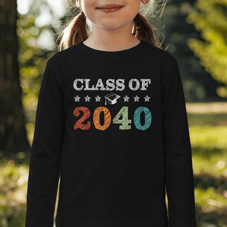 Class Of 2040 Grow With Me First Day School Back To School Graphic Toddler Long Sleeve Tee Class Of 2040 Grow With Me First Day School Back To School Graphic Toddler Long Sleeve Tee