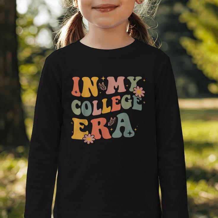 In My College Era First Day Of University Back To School Graphic Toddler Long Sleeve Tee