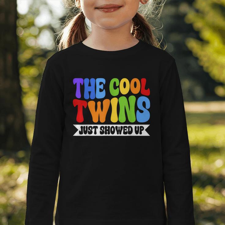 Cool Twins Just Showed Up Kid Boy Teen Twin Back To School Graphic Toddler Long Sleeve Tee Cool Twins Just Showed Up Kid Boy Teen Twin Back To School Graphic Toddler Long Sleeve Tee